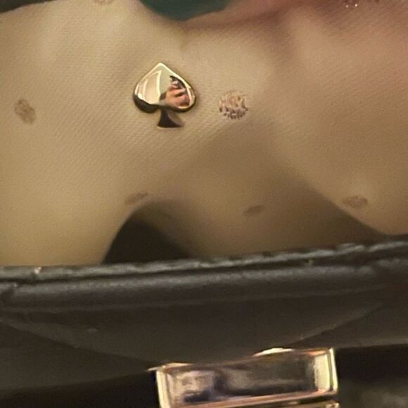 Kate Spade Gold Coast Black Leather Charlize Bag - Picture 15 of 16